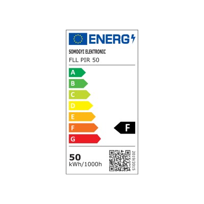 LED fényvető, mozgásérzékelős, 50W, 4000 lm, IP65 - FLL PIR 50